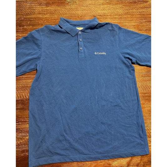 Blue Columbia Polo Size M