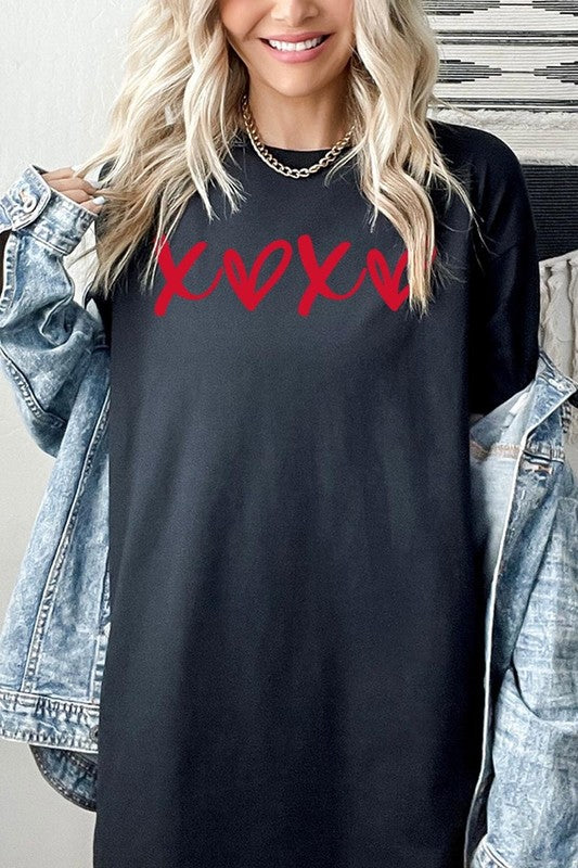 XOXO Graphic Plus Heavy Cotton Tee