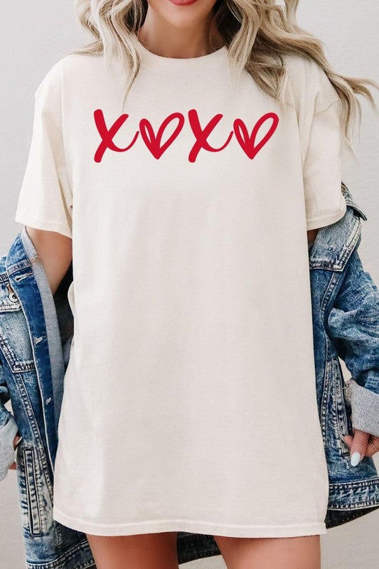 XOXO Graphic Plus Heavy Cotton Tee