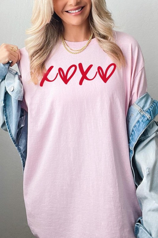 XOXO Graphic Plus Heavy Cotton Tee