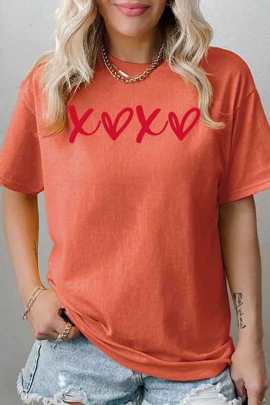 XOXO Graphic Plus Heavy Cotton Tee