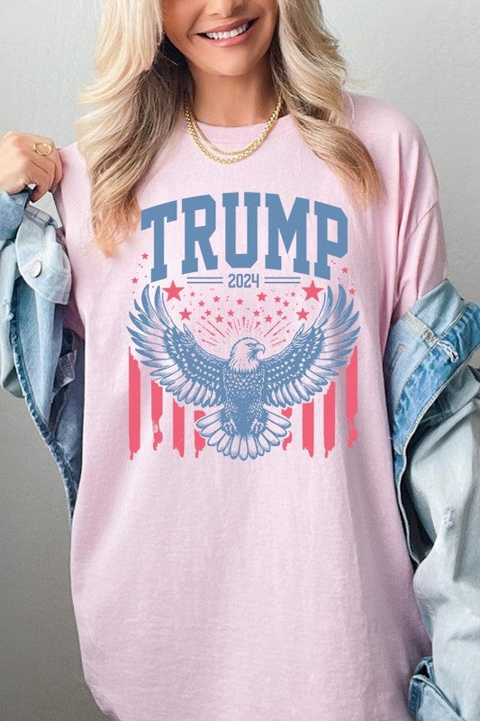 Trump Eagle 2024 Graphic Plus Heavy Cotton Tee