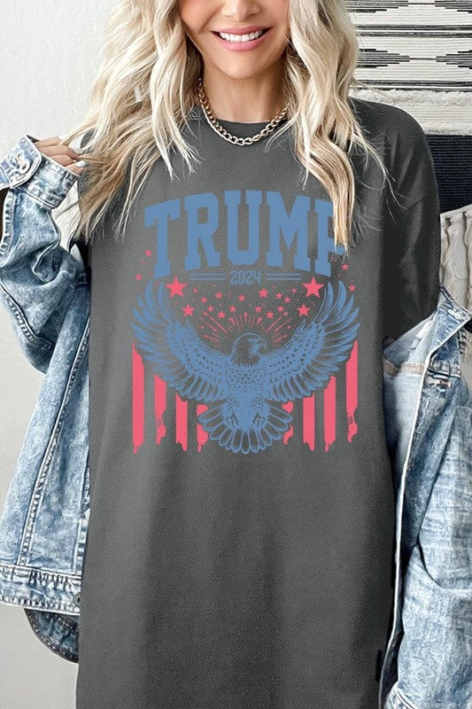 Trump Eagle 2024 Graphic Plus Heavy Cotton Tee