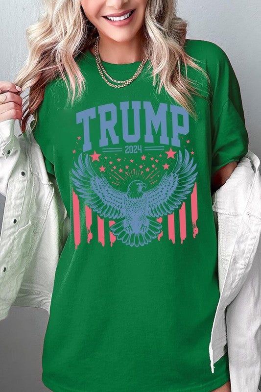 Trump Eagle 2024 Graphic Plus Heavy Cotton Tee