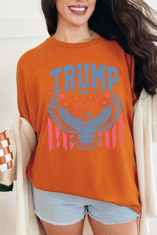 Trump Eagle 2024 Graphic Plus Heavy Cotton Tee