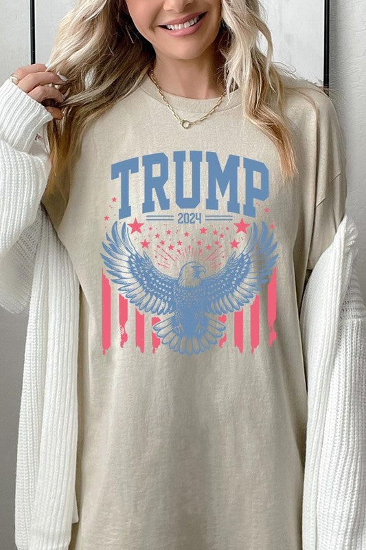 Trump Eagle 2024 Graphic Plus Heavy Cotton Tee