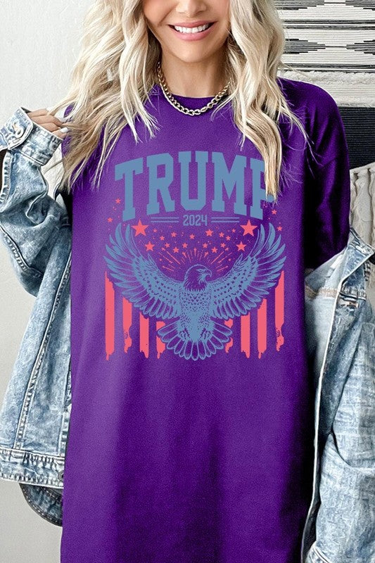 Trump Eagle 2024 Graphic Plus Heavy Cotton Tee