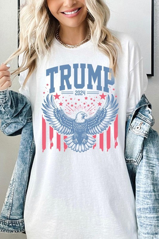 Trump Eagle 2024 Graphic Plus Heavy Cotton Tee