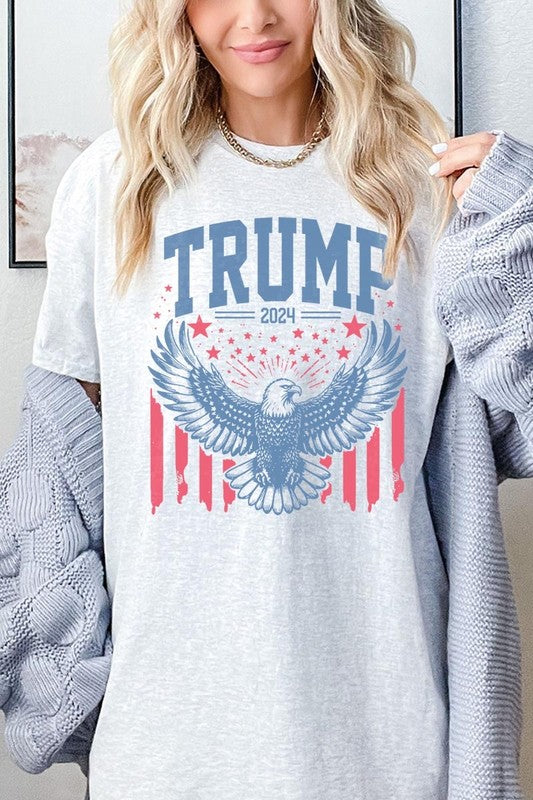 Trump Eagle 2024 Graphic Plus Heavy Cotton Tee