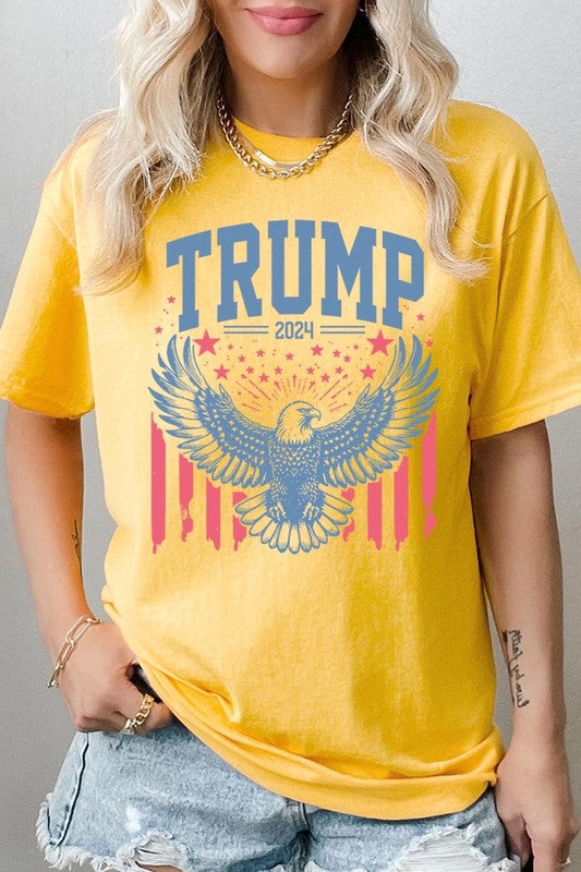 Trump Eagle 2024 Graphic Plus Heavy Cotton Tee