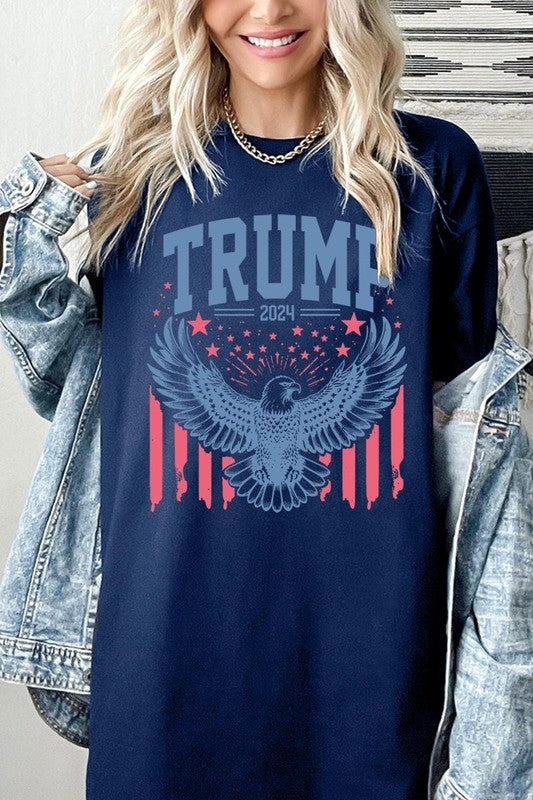 Trump Eagle 2024 Graphic Plus Heavy Cotton Tee