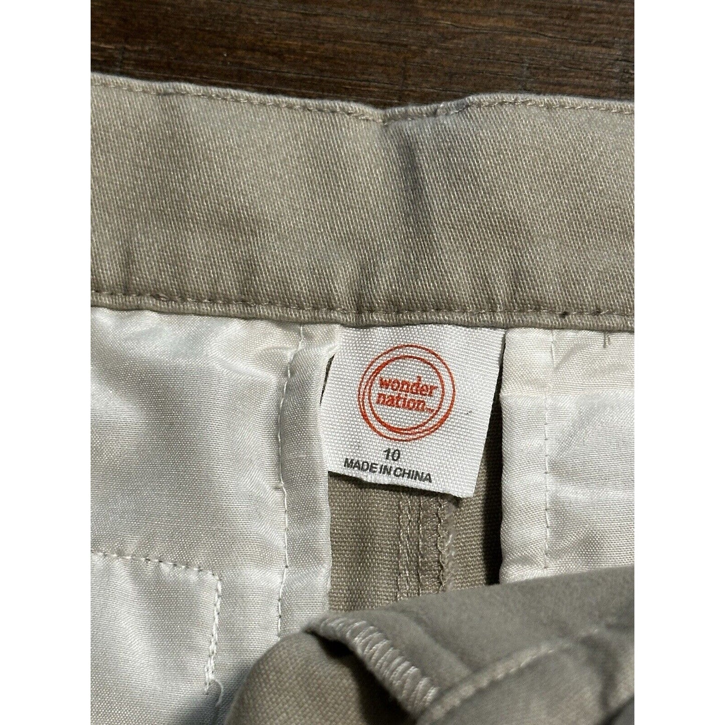 Wonder Nation Khakis Shorts Size 10