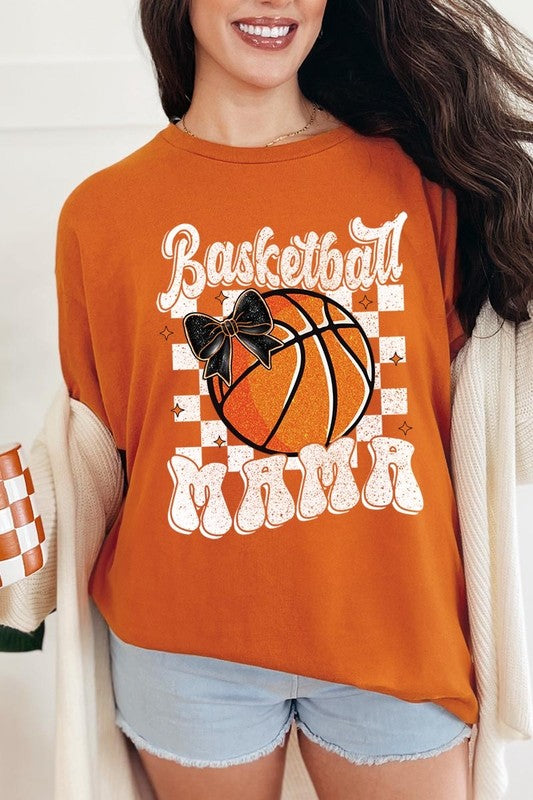 Basketball Mama Graphic Plus Heavy Cotton Tee