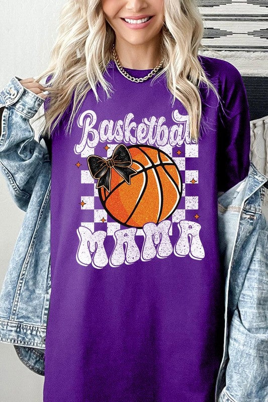 Basketball Mama Graphic Plus Heavy Cotton Tee