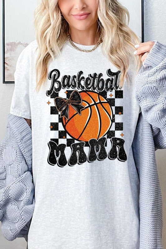 Basketball Mama Graphic Plus Heavy Cotton Tee