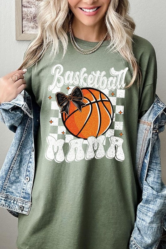 Basketball Mama Graphic Plus Heavy Cotton Tee