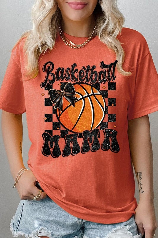 Basketball Mama Graphic Plus Heavy Cotton Tee