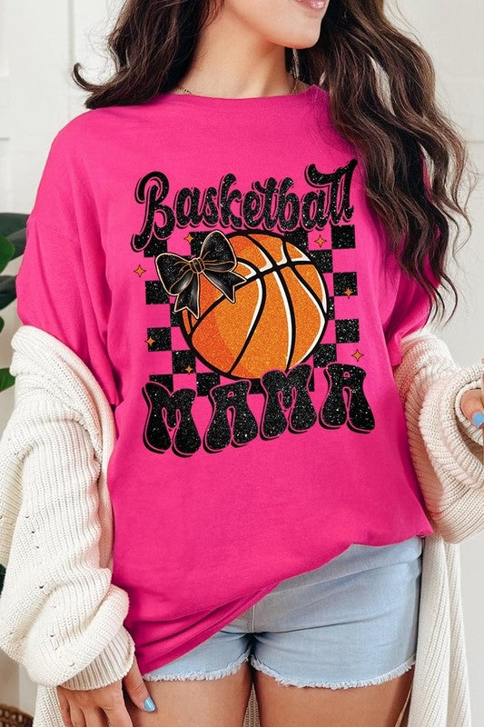 Basketball Mama Graphic Plus Heavy Cotton Tee