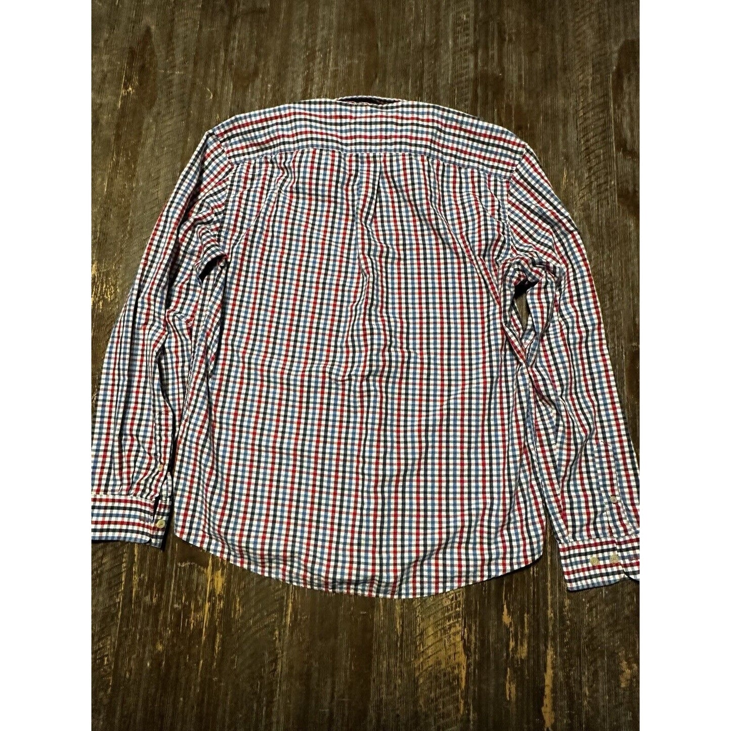 Plaids Long Sleeve Men’s Dress Shirt