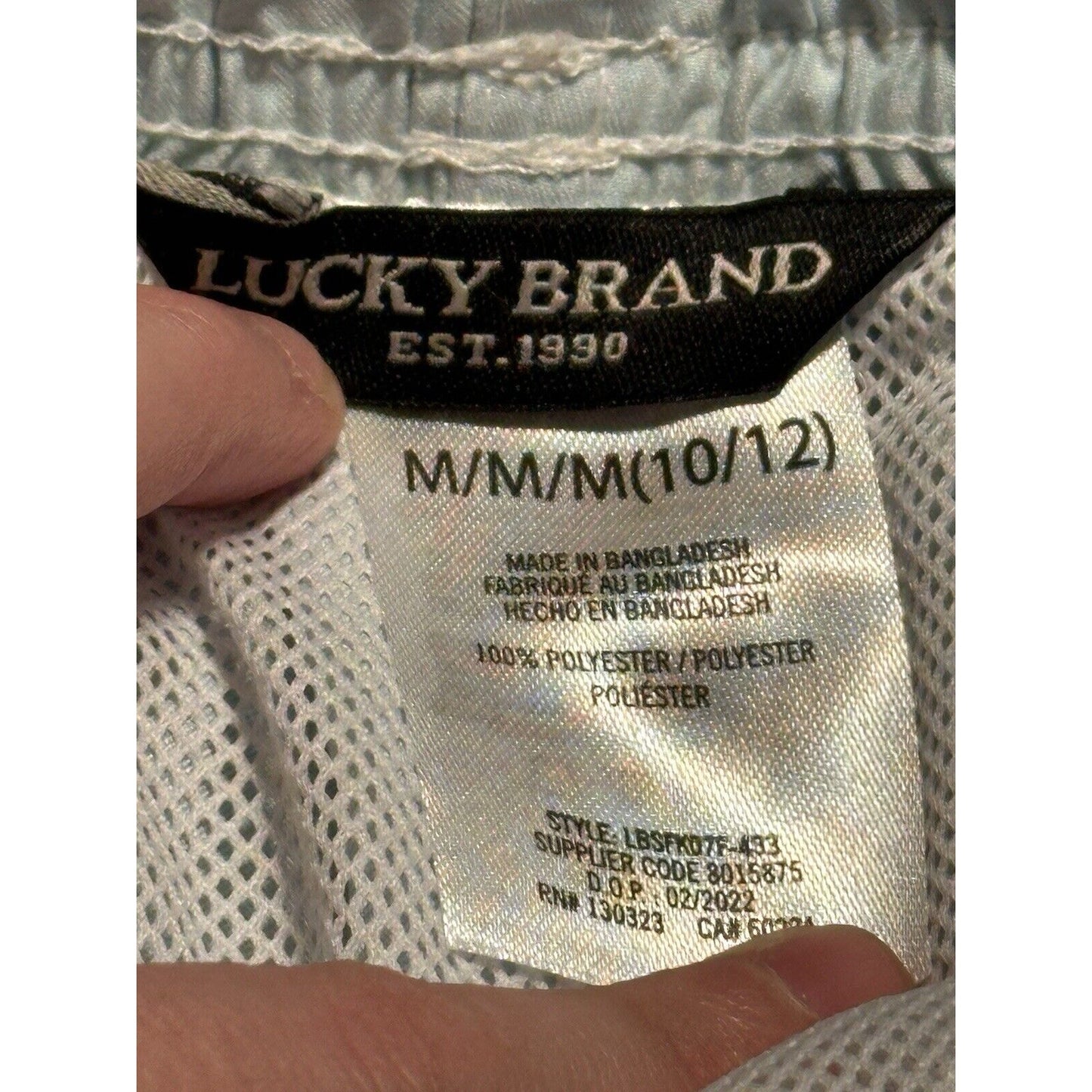 Lucky Brand Swim Trunks Size 10/12