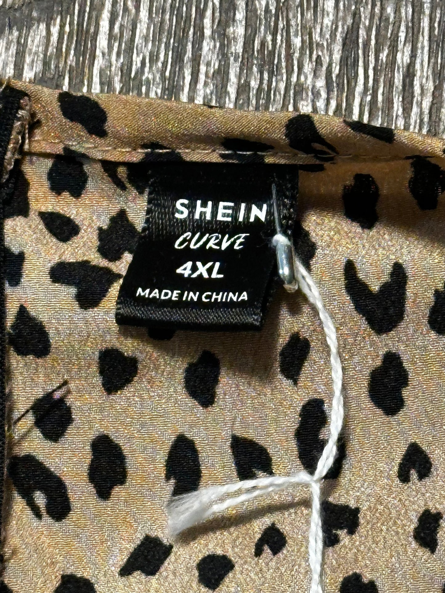 SHEIN Cheetah Dress Size 4XL