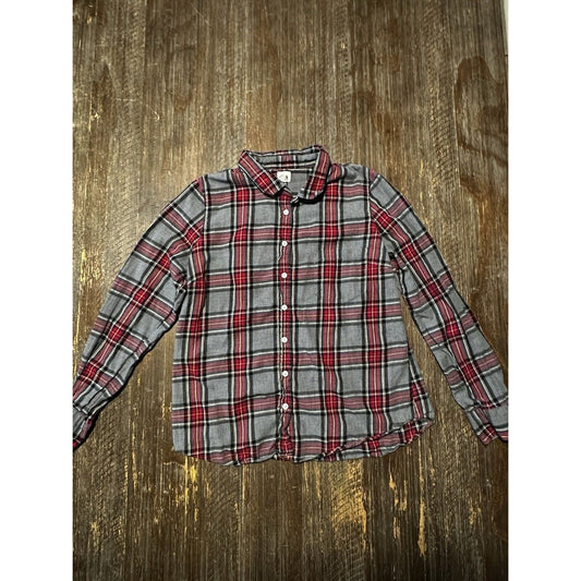 J. Crew Long Sleeve Plaid Shirt Size L