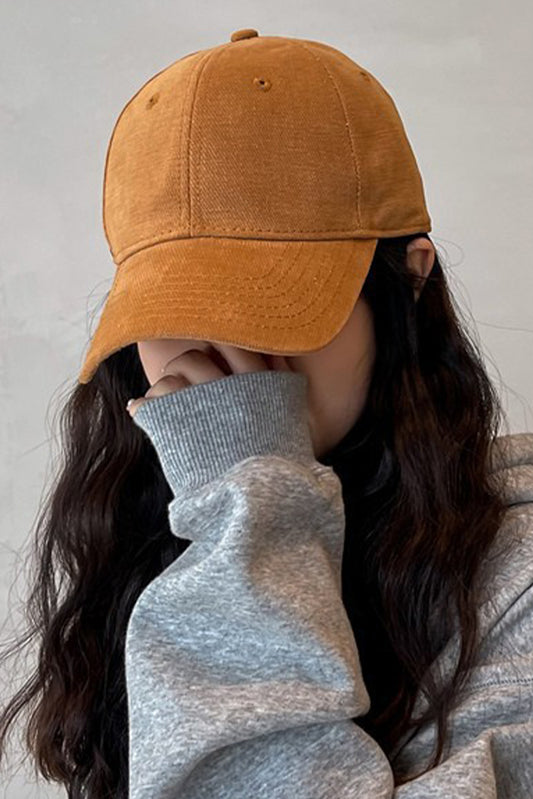 Honey Gold Cotton Baseball Cap