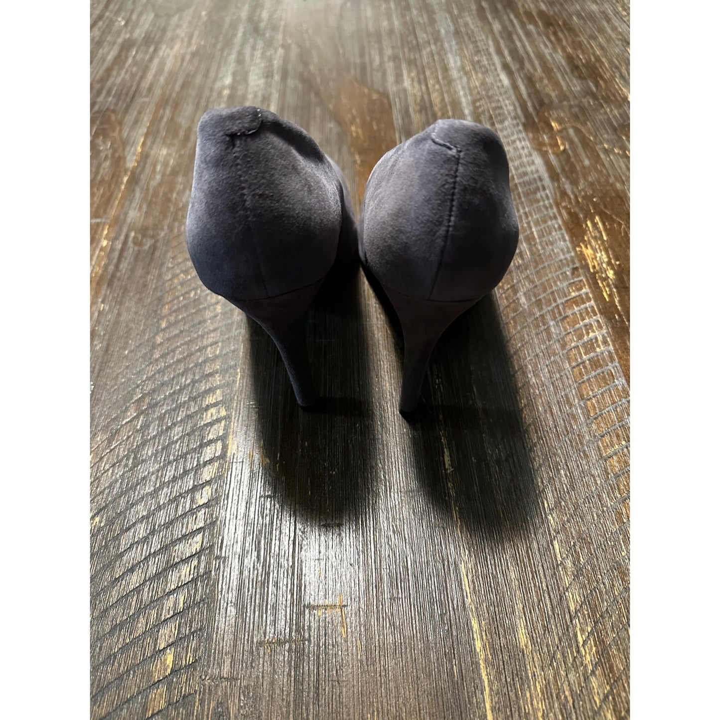 Grey Suede High Heels Size 10