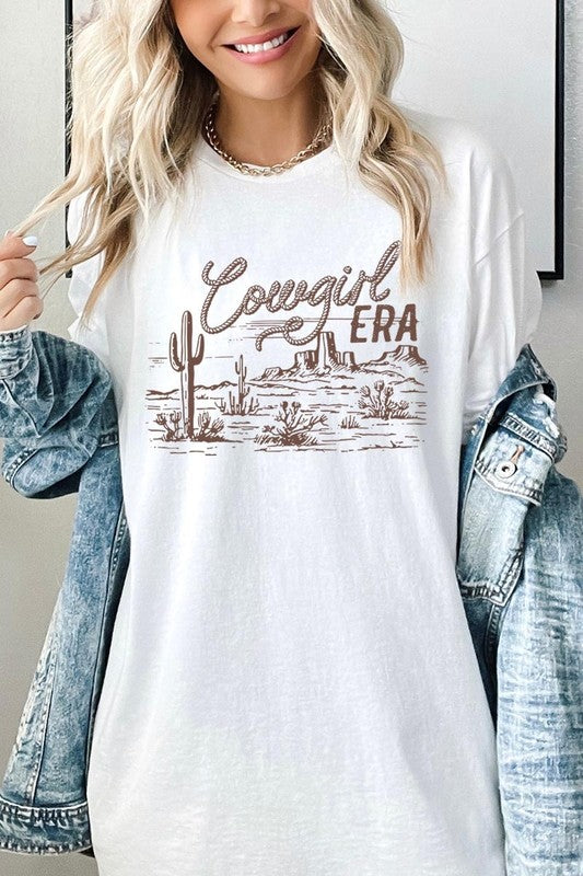 Cowgirl Era Graphic Plus Heavyweight T Shirts