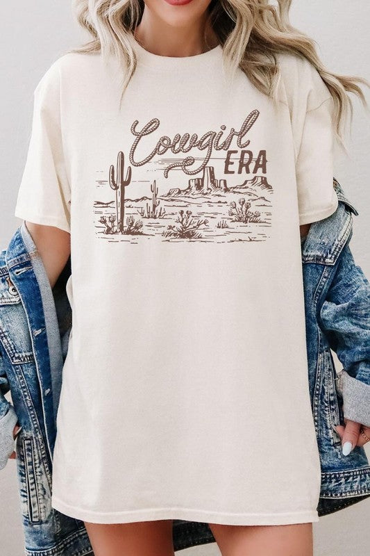 Cowgirl Era Graphic Plus Heavyweight T Shirts