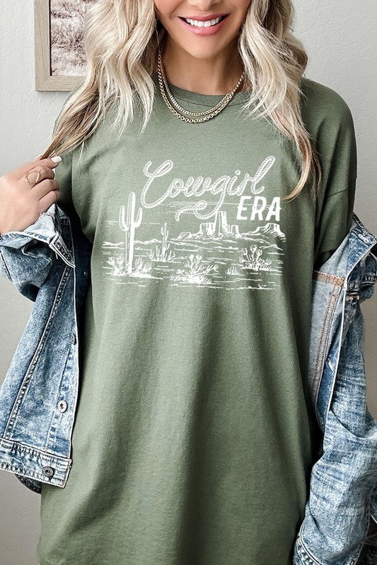 Cowgirl Era Graphic Plus Heavyweight T Shirts