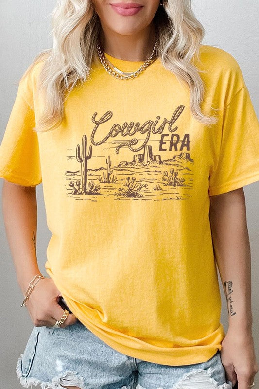 Cowgirl Era Graphic Plus Heavyweight T Shirts