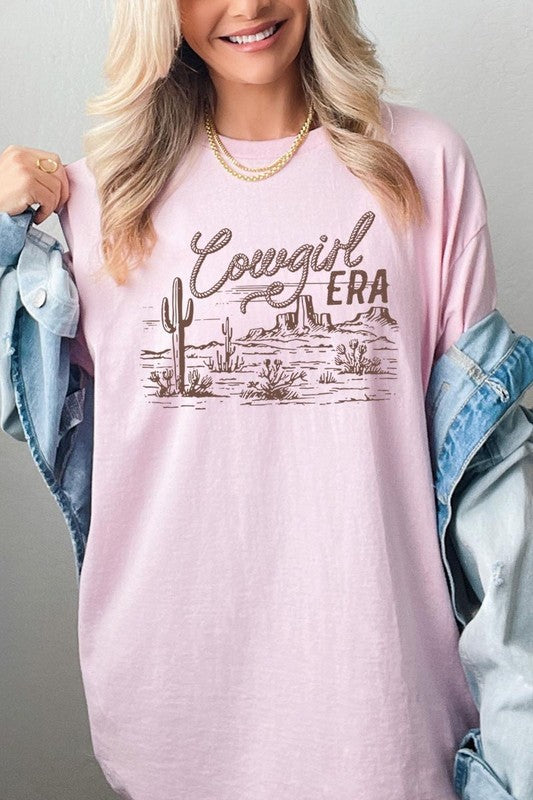 Cowgirl Era Graphic Plus Heavyweight T Shirts