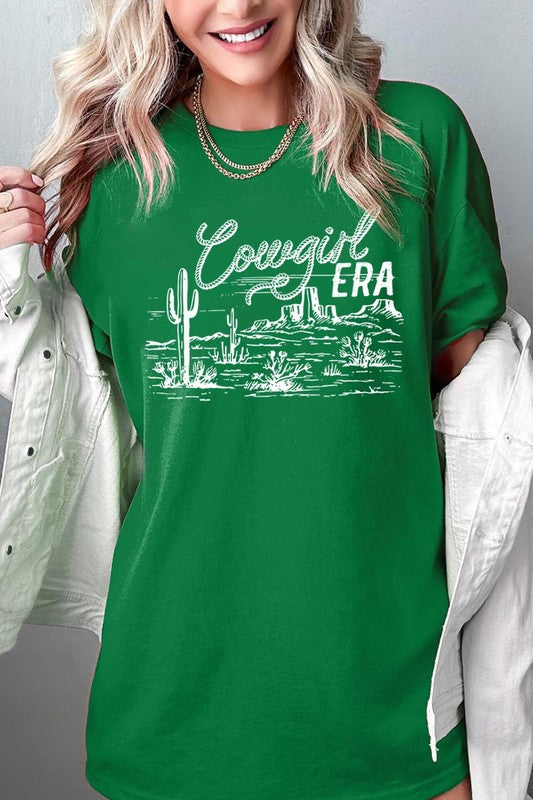 Cowgirl Era Graphic Plus Heavyweight T Shirts