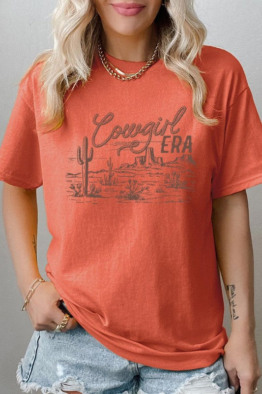 Cowgirl Era Graphic Plus Heavyweight T Shirts