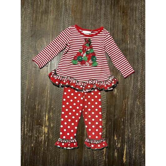 Bonnie Baby Toddler Christmas Outfit Size 24 Months