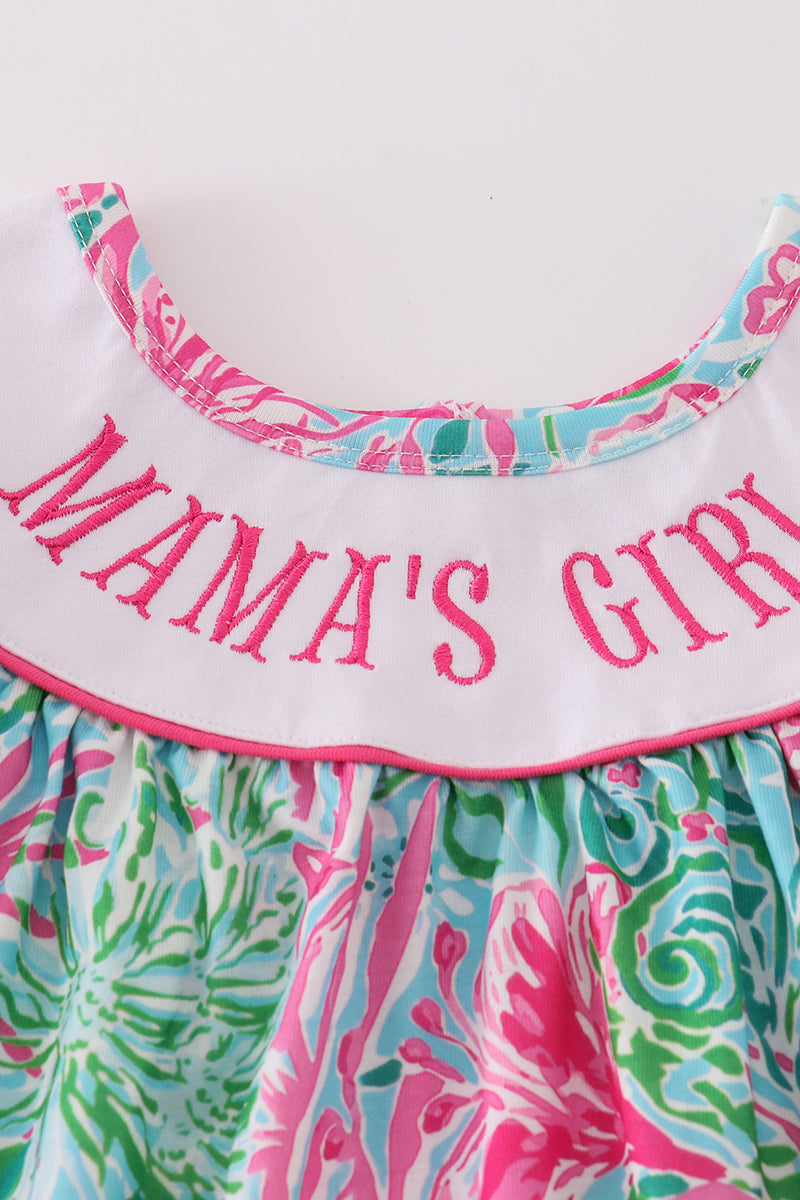 Pink Palm Paradise MAMA'S GIRL Dress