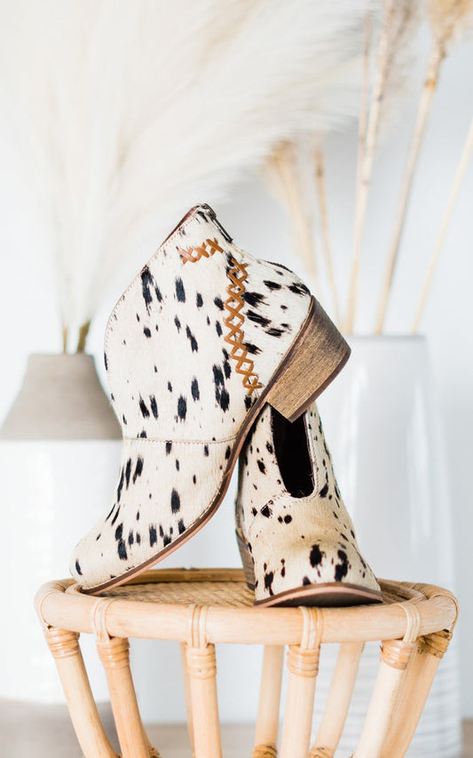 All Roads Bootie in Black and White - K & K's Bargain Boutique