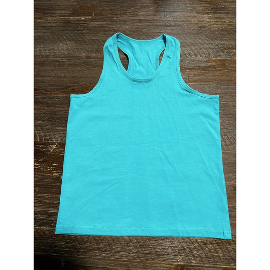 Blue Active Tank For Girls Smaller Than 3X Maybe YM