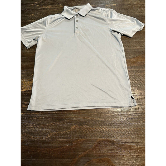 IZOD Gray Golf Shirt Size Large