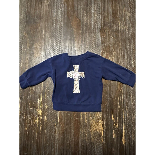 Cross Long Sleeve Blouse Size 2T