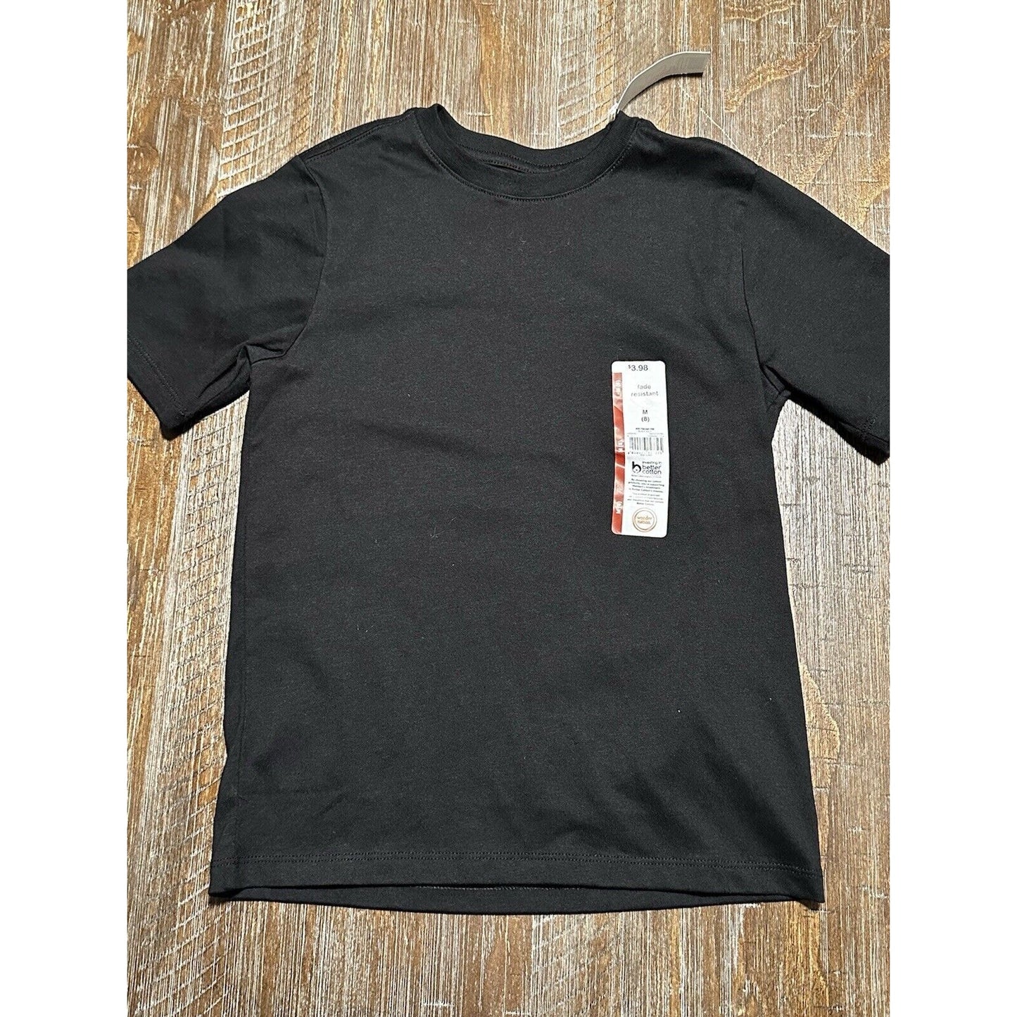 Wonder Nation Black Shirt Size 8