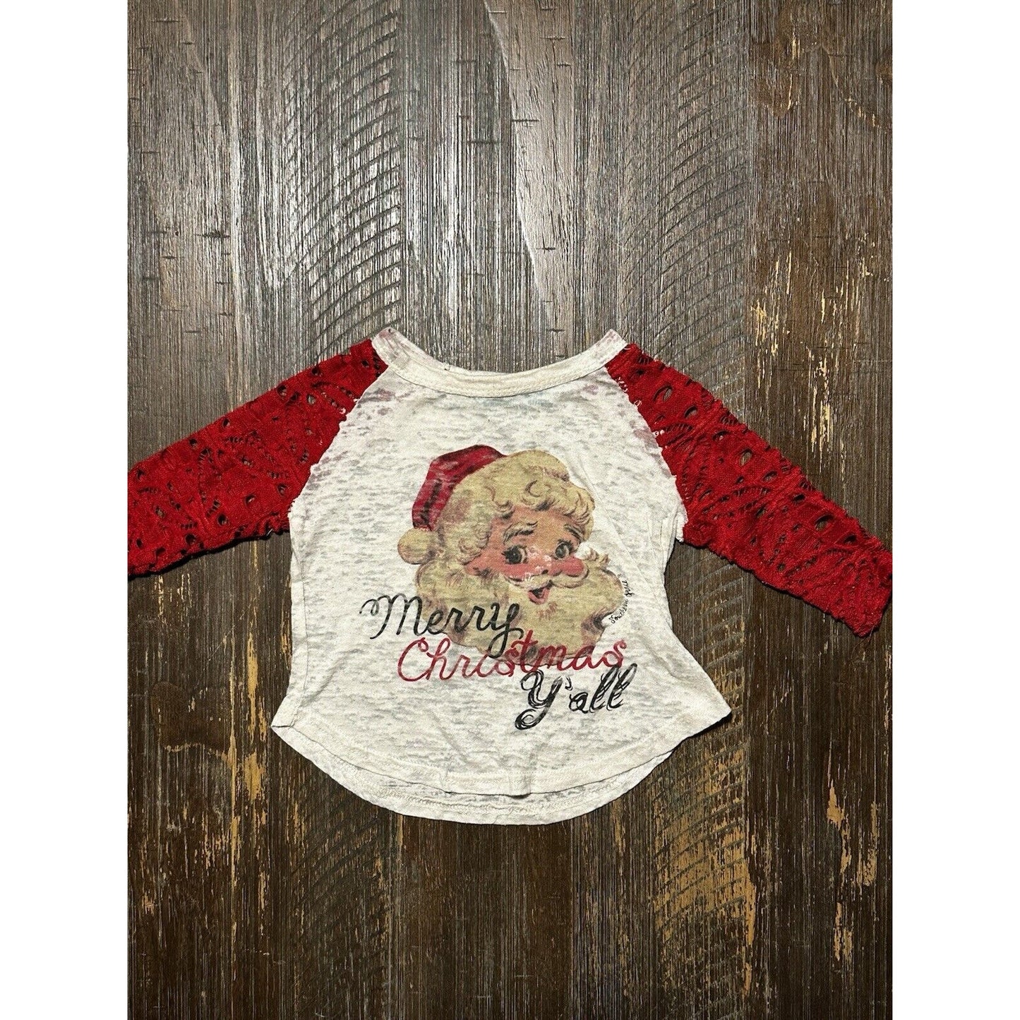 Southern Grace Christmas Blouse Size 2T