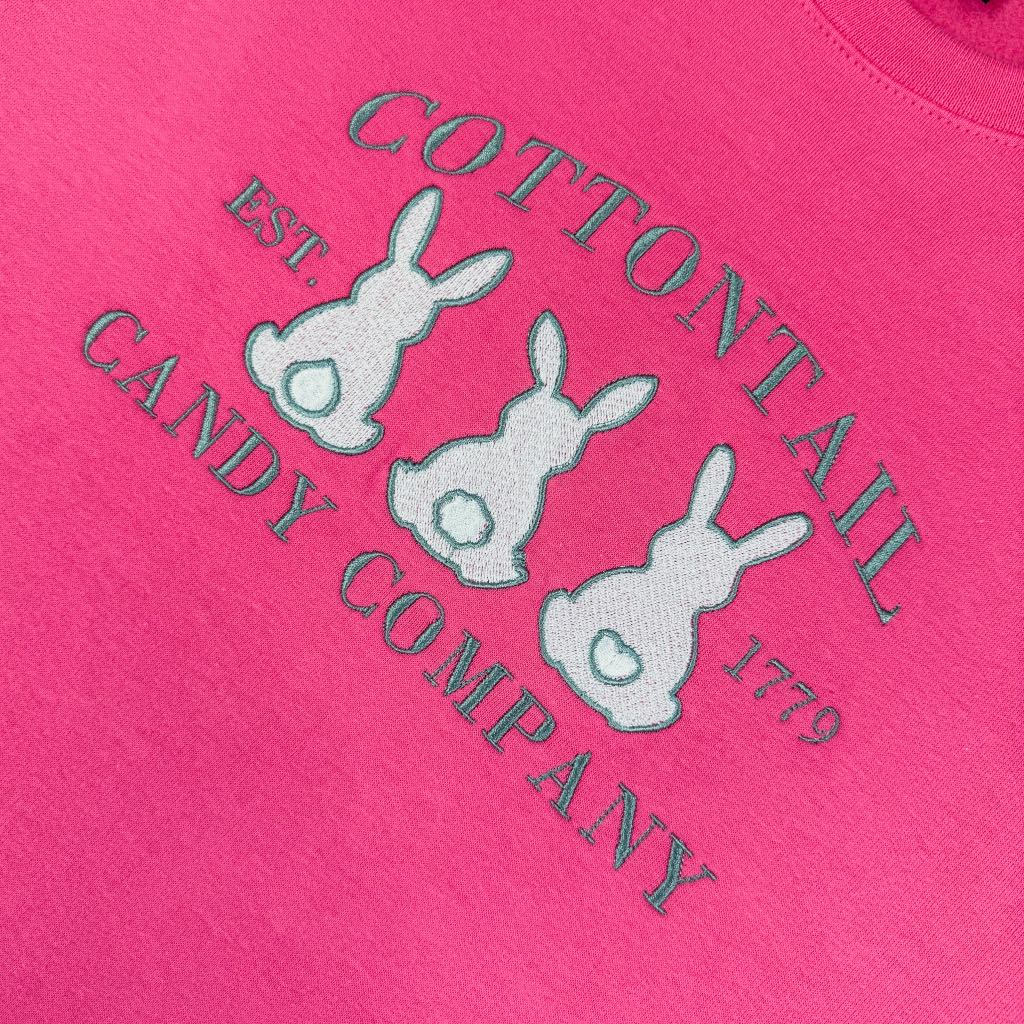 Cottontail Candy Company Embroidered Sweatshirt