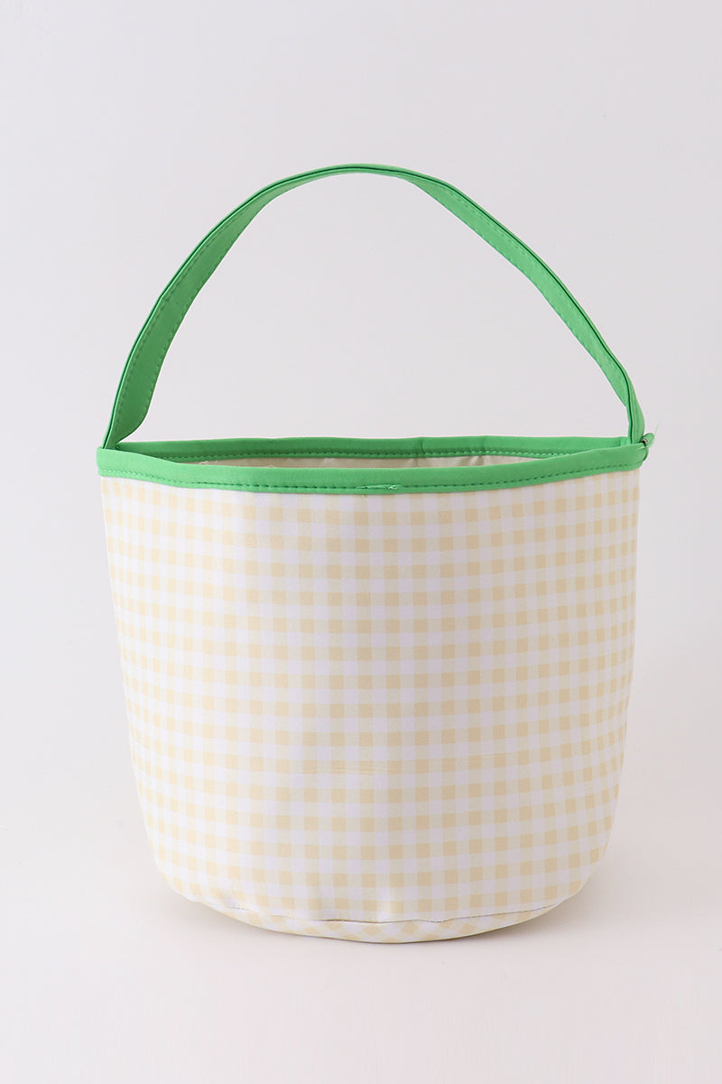 Easter Carrot Applique Bucket